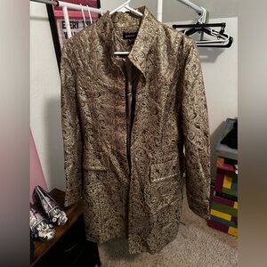 Bebe Gold Trench Jacket
